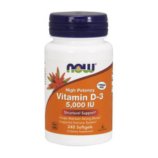 Vitamin D-3 5000 IU (240 softgels)