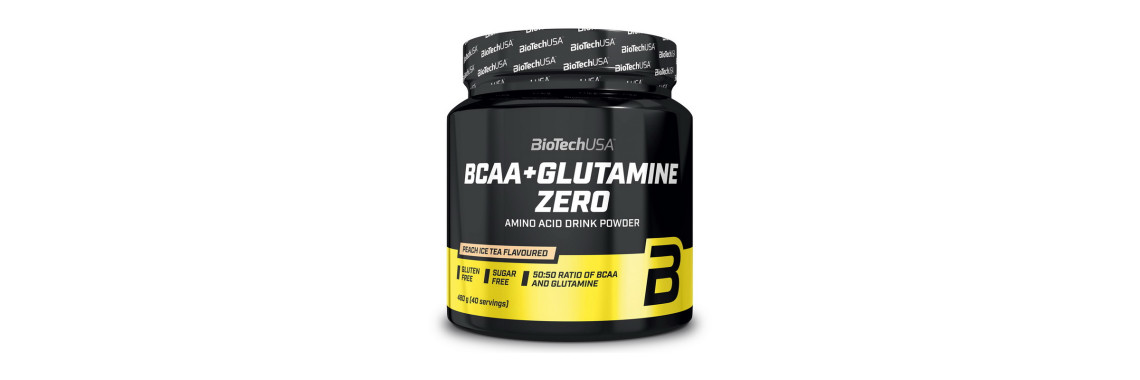 BCAA + Glutamine ZERO (480 g, lemon)