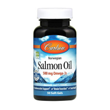 Salmon Oil 500 mg Omega-3s (50 soft gels)