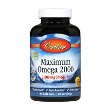 Maximum Omega 2000 mg (90 soft gels, natural lemon)