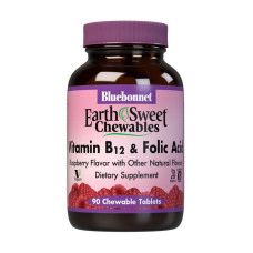 Vitamin B12 & Folic Acid (180 chew tab, raspberry)