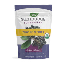 Sambucus Zinc Lozenges (24 lozenges, elderberry)