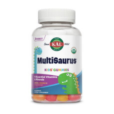 MultiSaurus (60 gummies, lemon orange & strawberry)