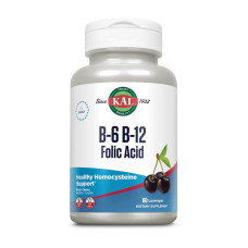 B-6 B-12 Folic Acid (60 lozenges, natural berry)