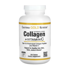 Collagen Hydrolyzed + Vitamin C (250 tab)